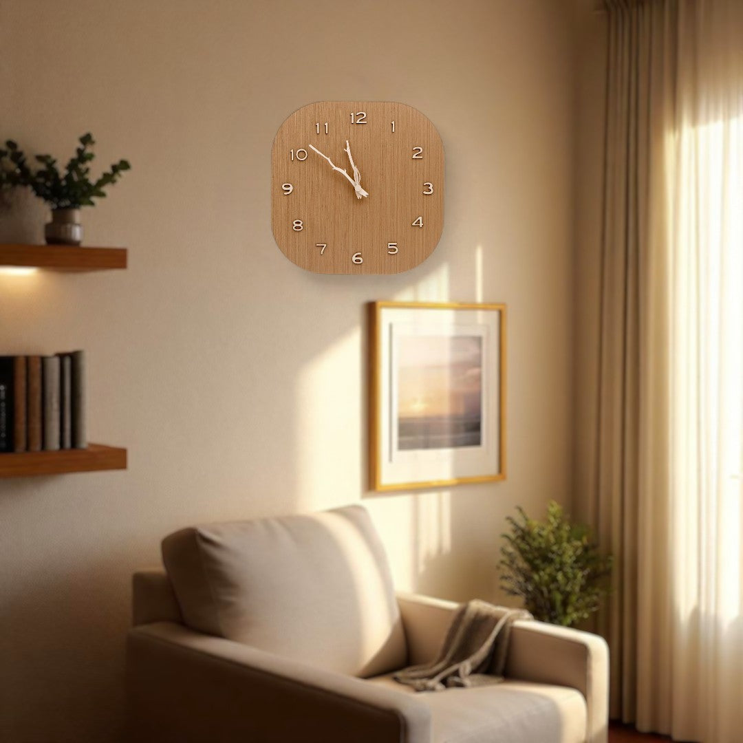 Wall Clock Wooden