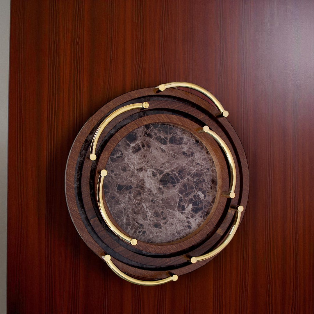 Heavy Round Tray Set 57-4