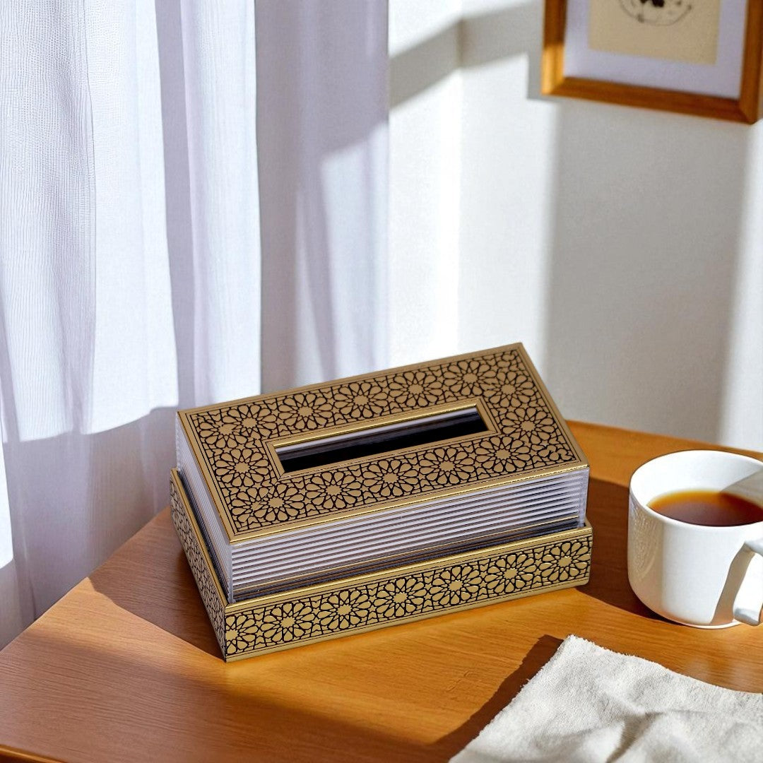 Golden Tissue Box