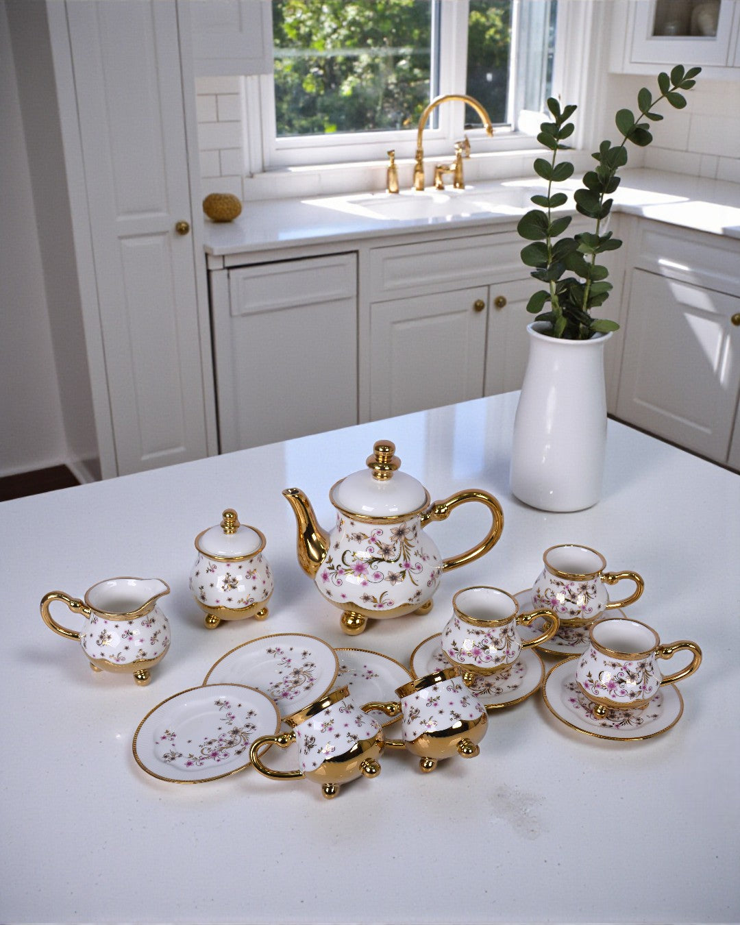 Tea Set Fancy 17PC 130