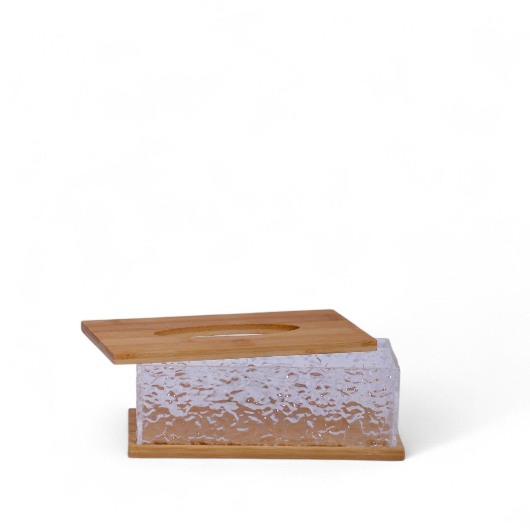 Wood Tissue Box