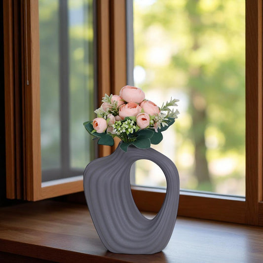 Grey Ceramic Vase