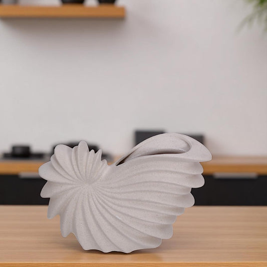 Beige Ceramic Vase