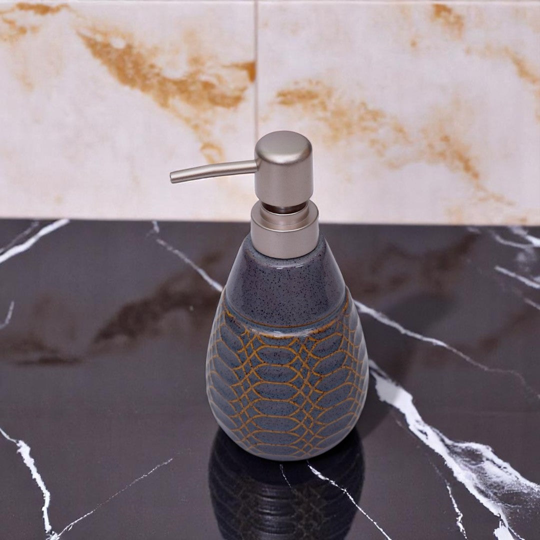 Gray & Golden Soap Dispenser