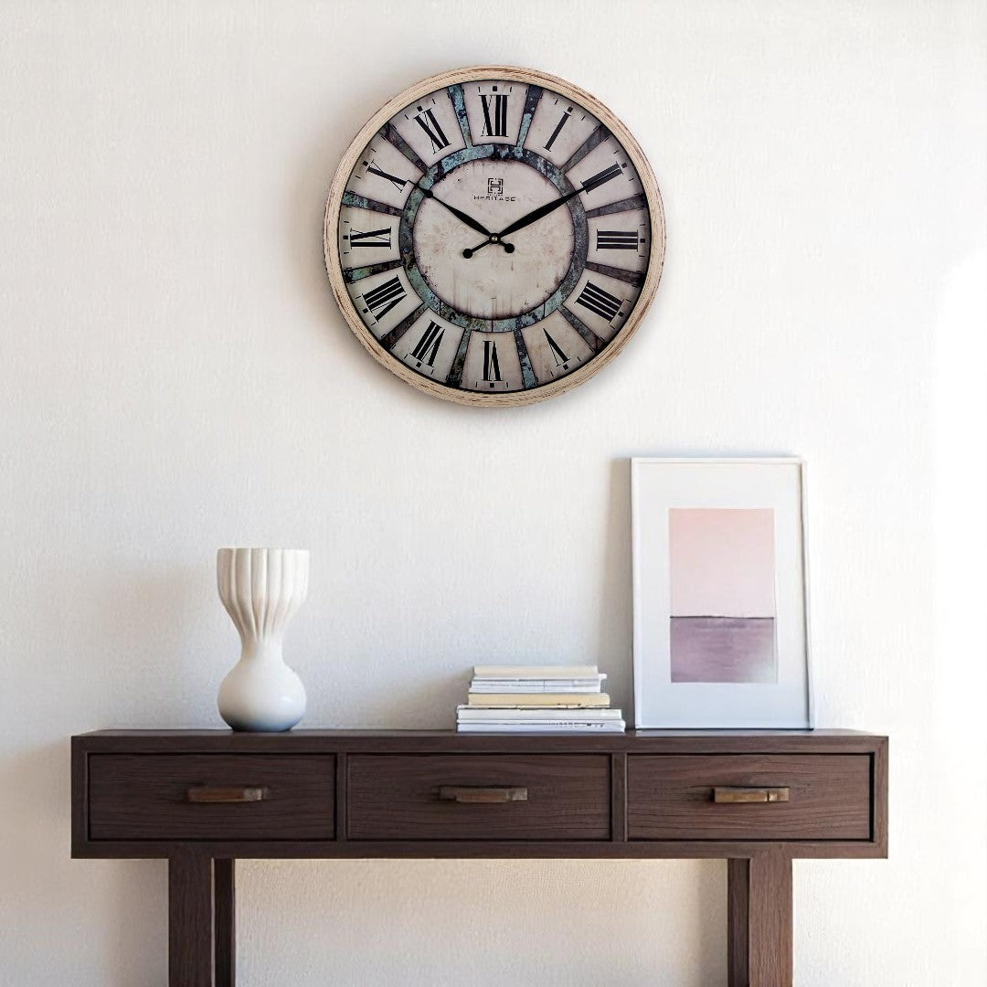 Beige Wall Clock
