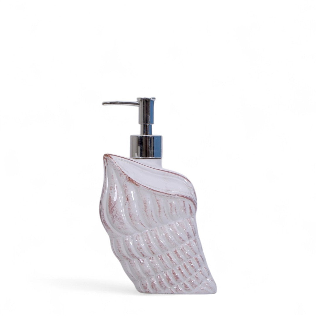 White Shell Soap Dispenser