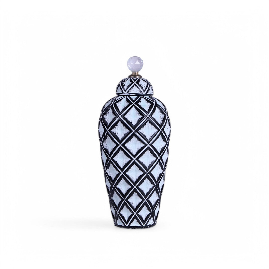 Black & White Vase Large