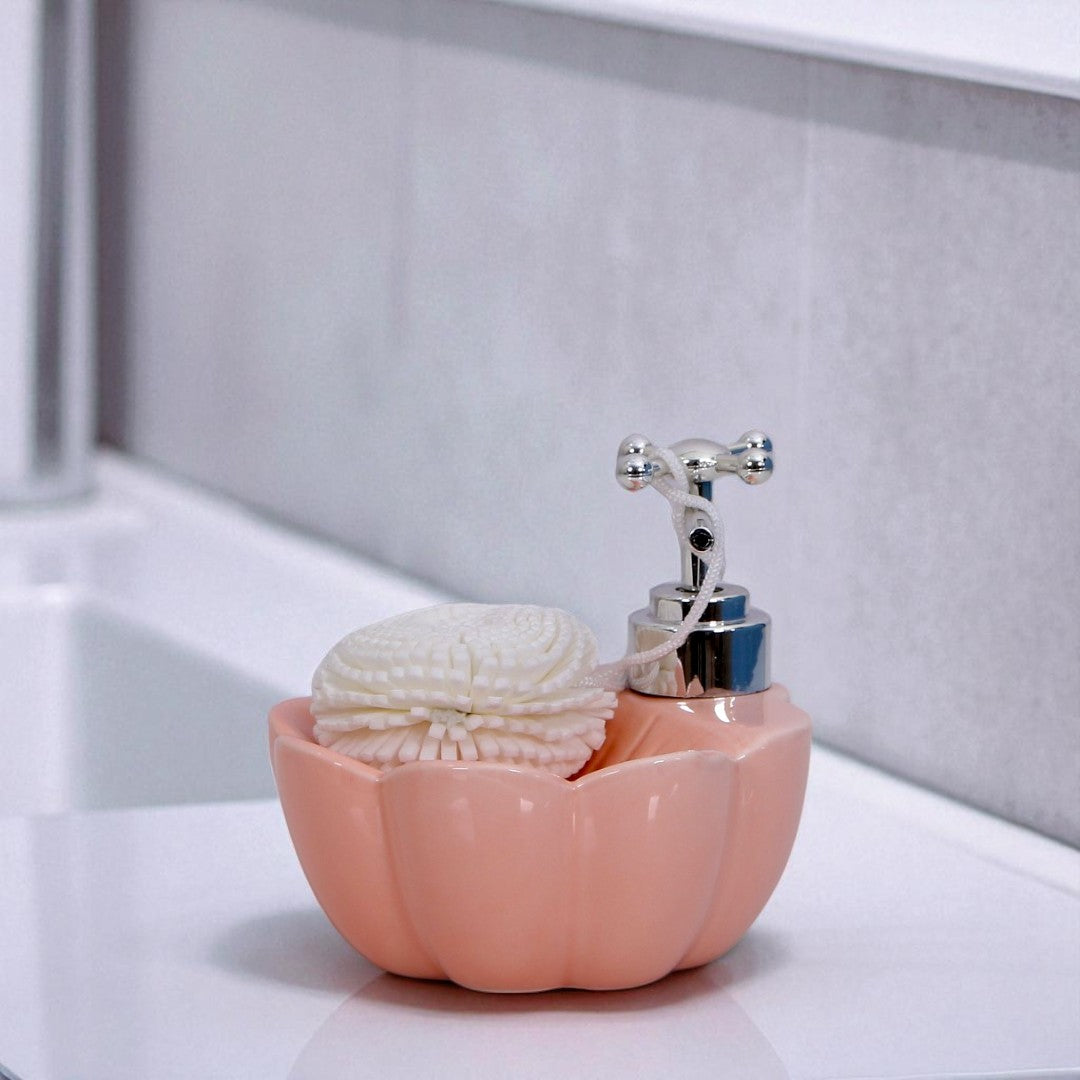 Pink Bath Dispenser