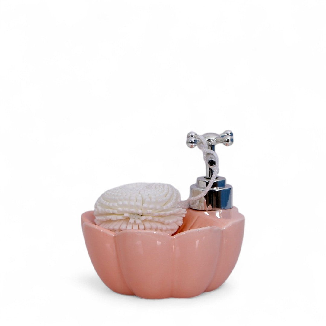 Pink Bath Dispenser
