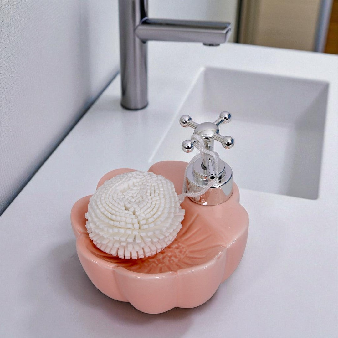 Pink Bath Dispenser