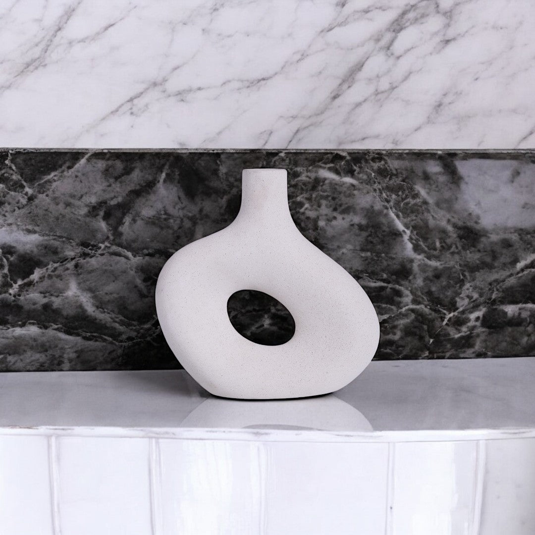 White Vase Large