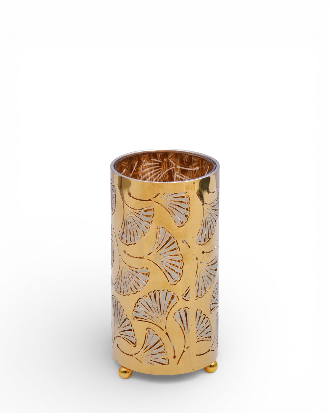 Metal Cylinder Candle Holder GM052M