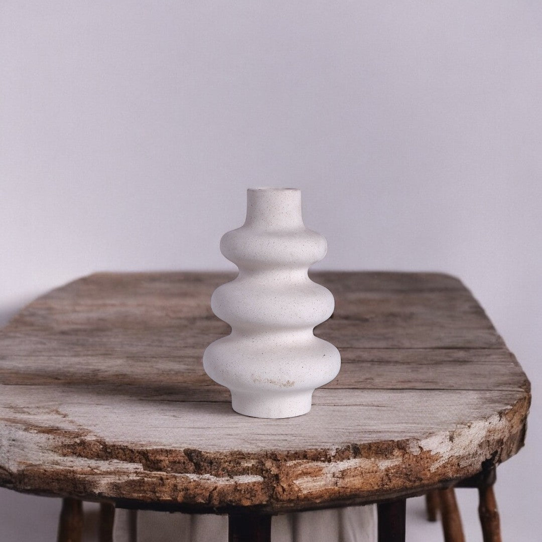 White Modern Nordic Style Vase
