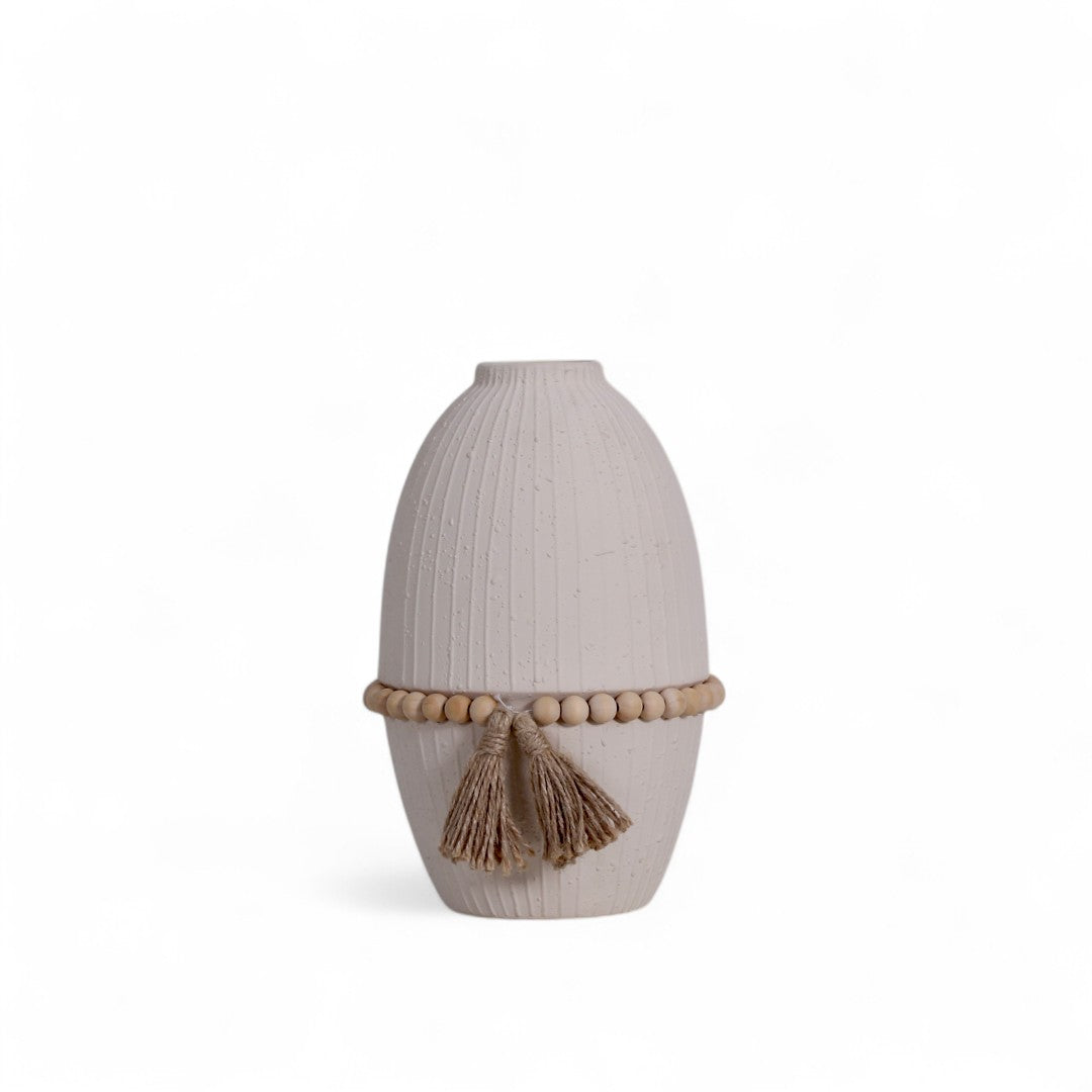 Beige Ceramic Vase