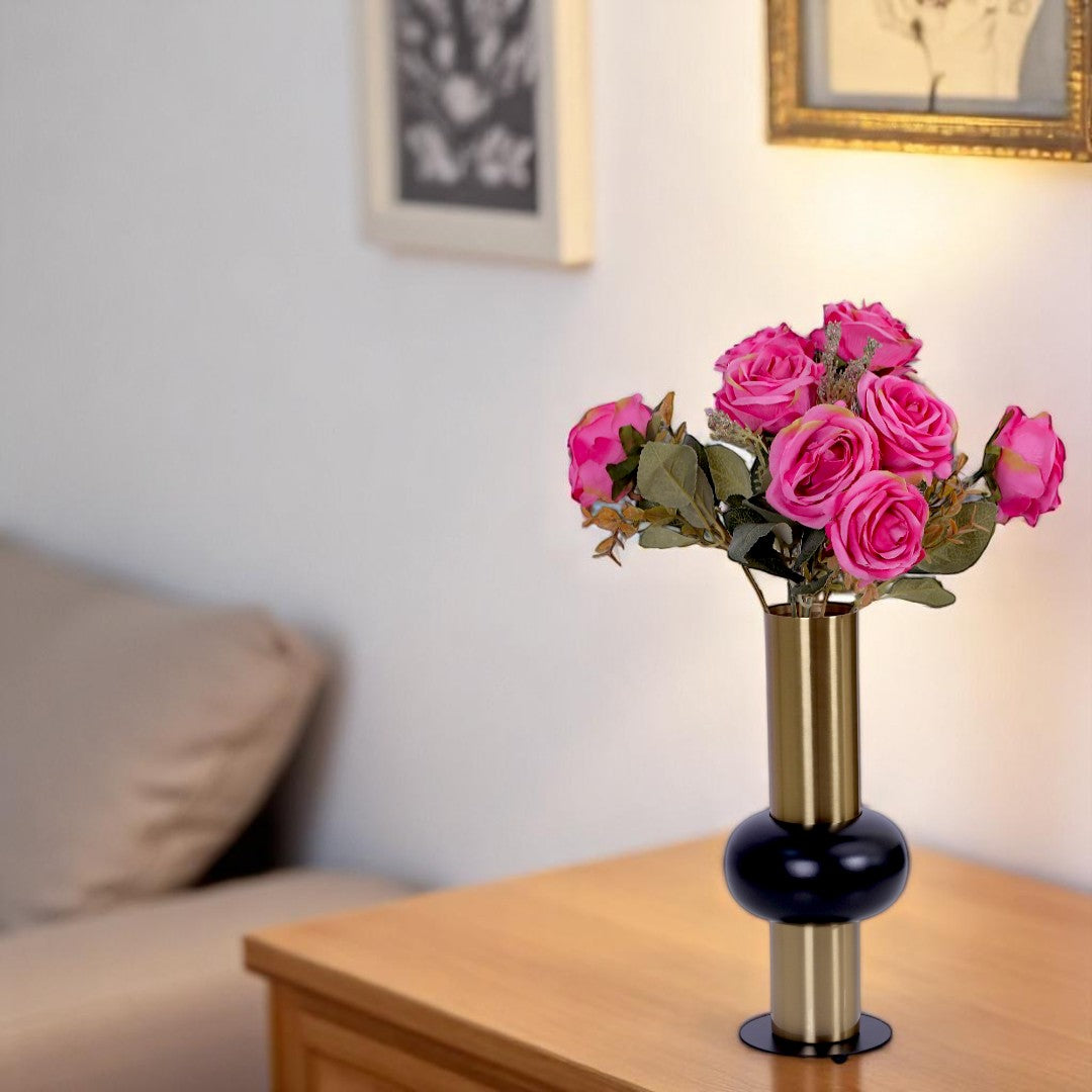 Black and Golden Vase