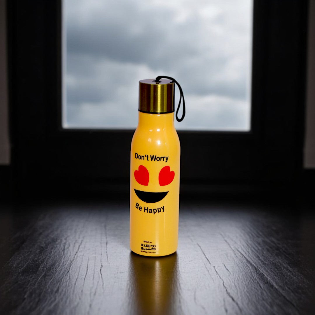 Yellow Emoji Sport Bottle