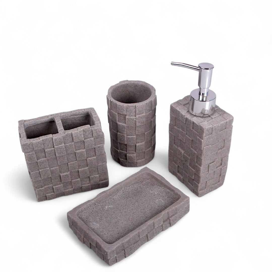 Gray Bathroom Set 4pcs