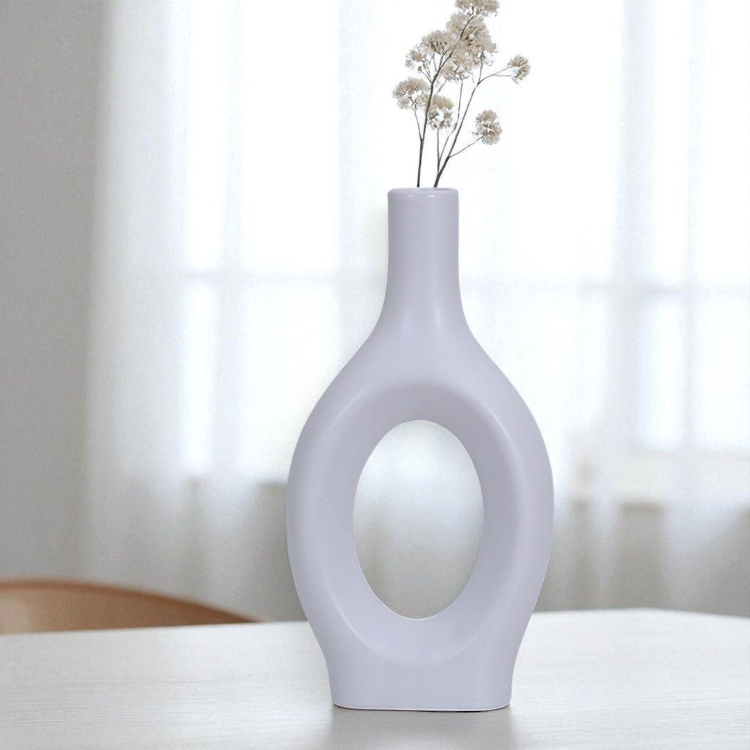 White Ceramic Vase