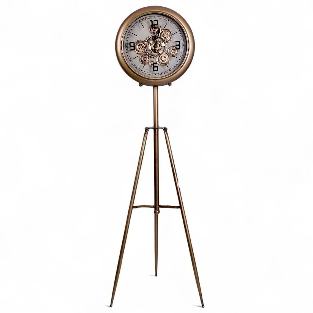 Golden Floor Tripoo Clock