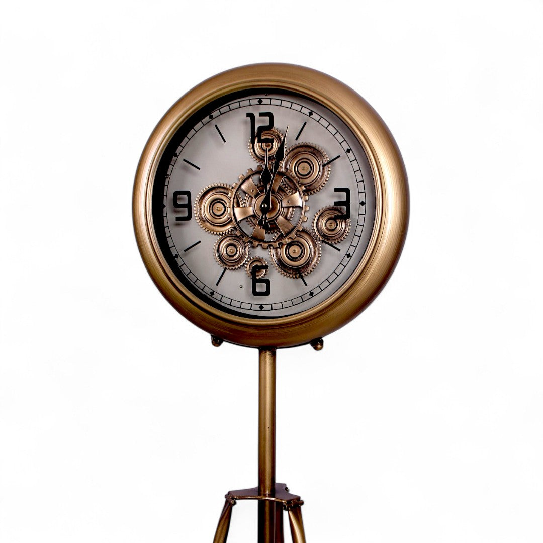Golden Floor Tripoo Clock