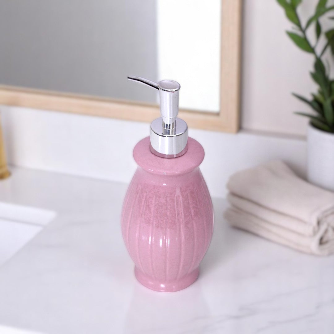 Pink Soap Dispenser