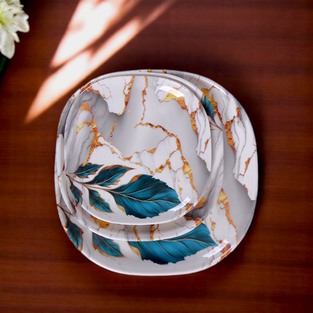 White Dinner Set Dazzle 77 Pcs