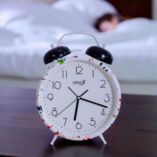 White Table Alarm Clock