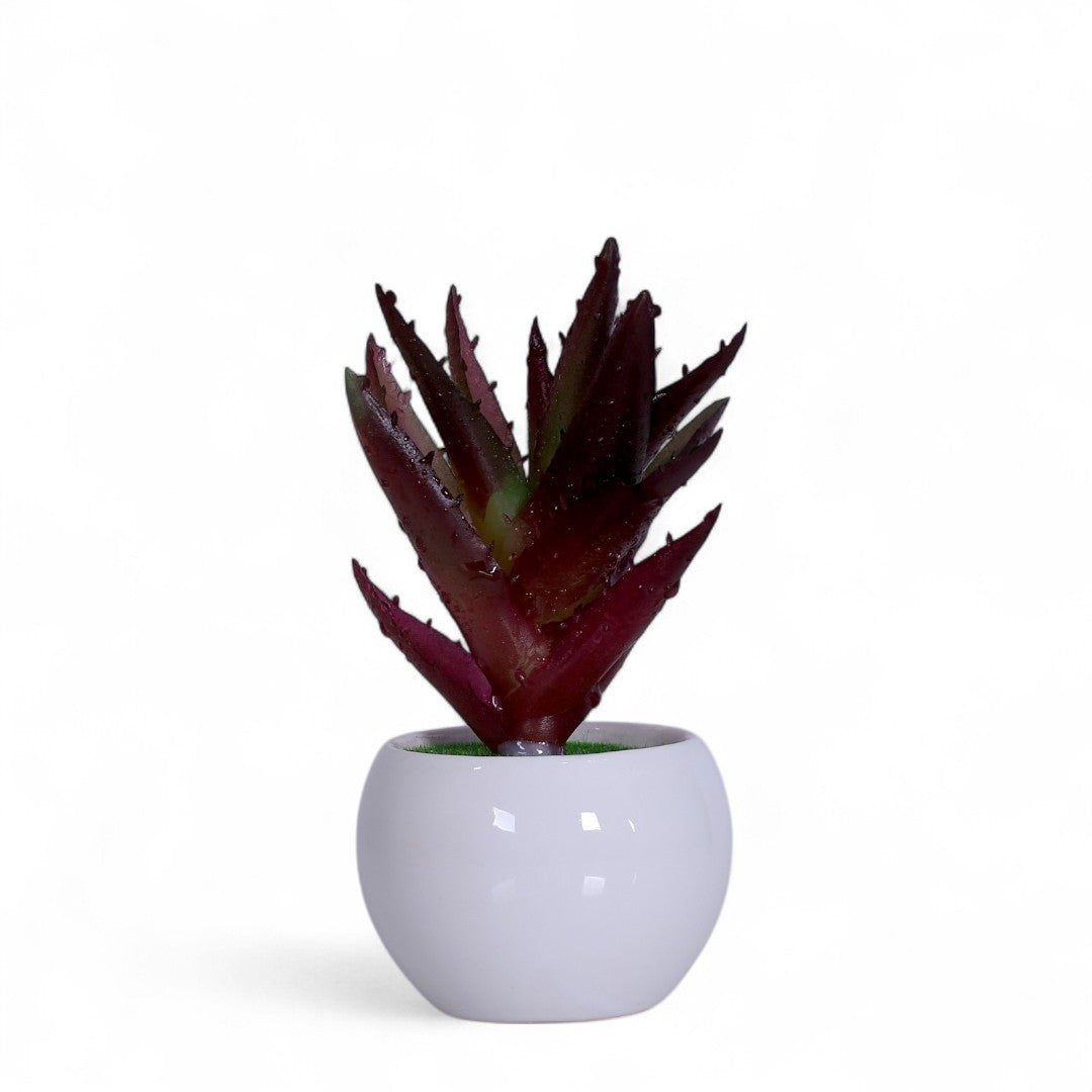 Red Artificial Potted Flower