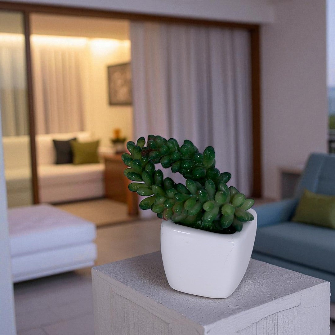 Artificial Flower With Pot