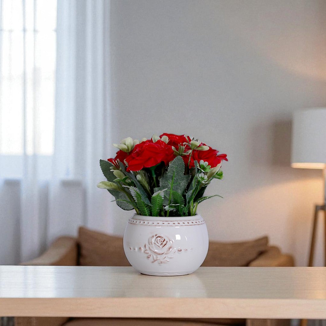 Artificial Flower Pot