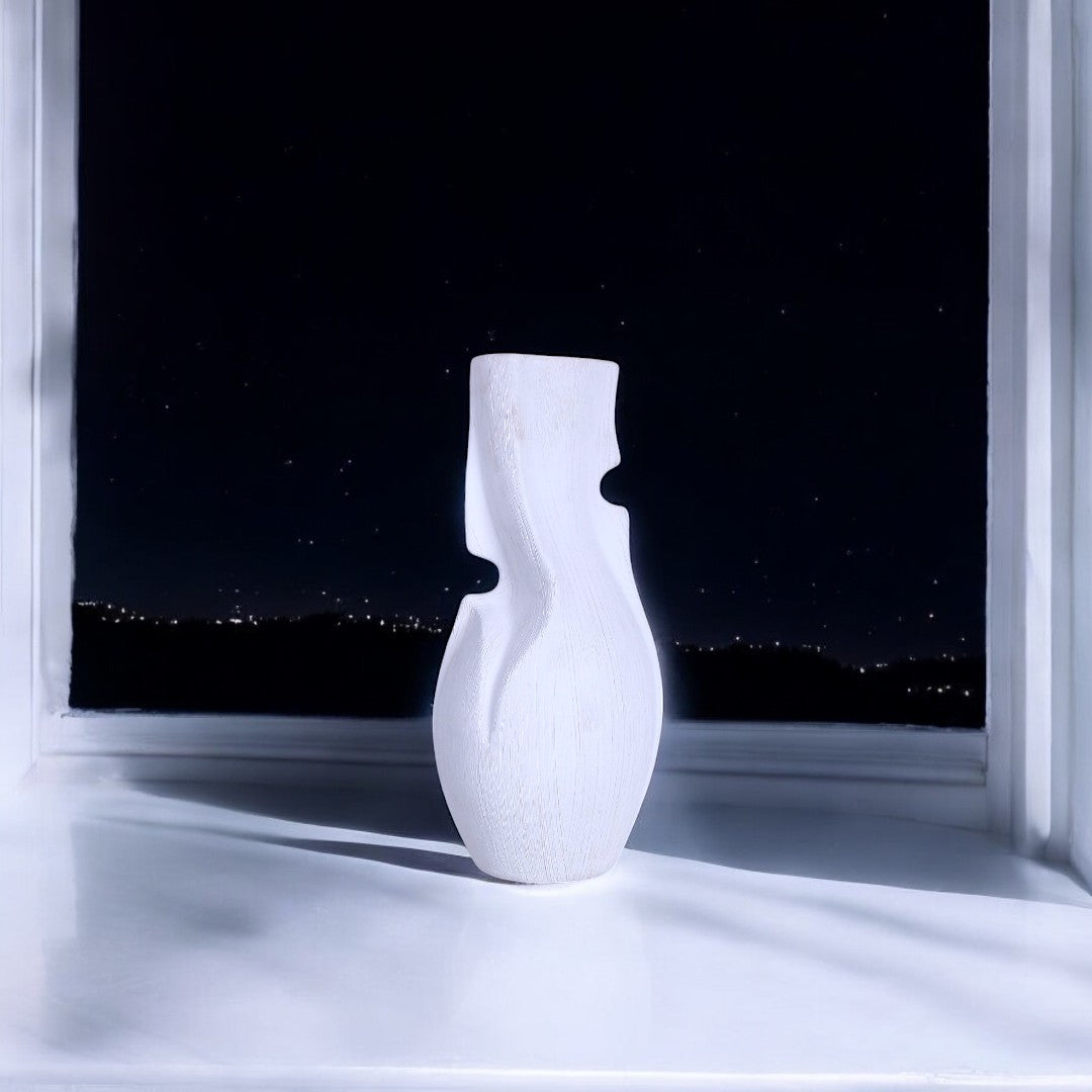 White Modren Vase