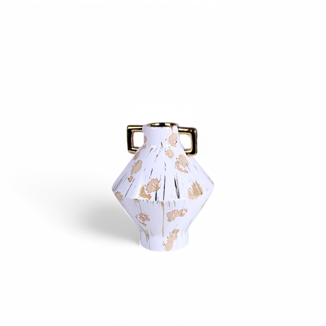 White & Golden Vase
