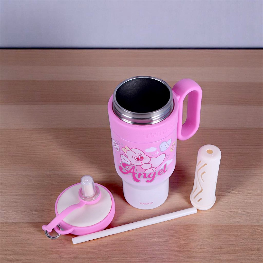 Pink & White Tumbler