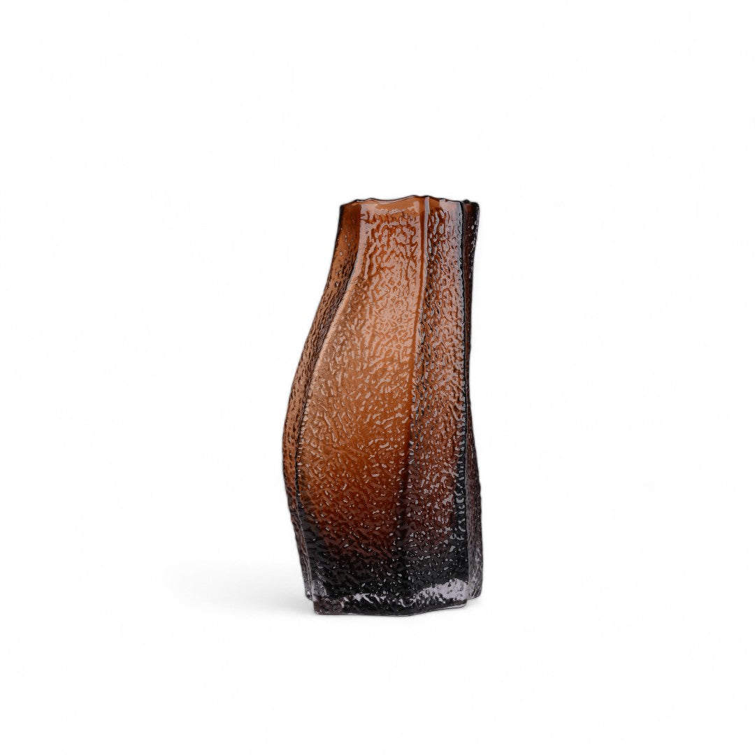 Glass Brown Vase (S)