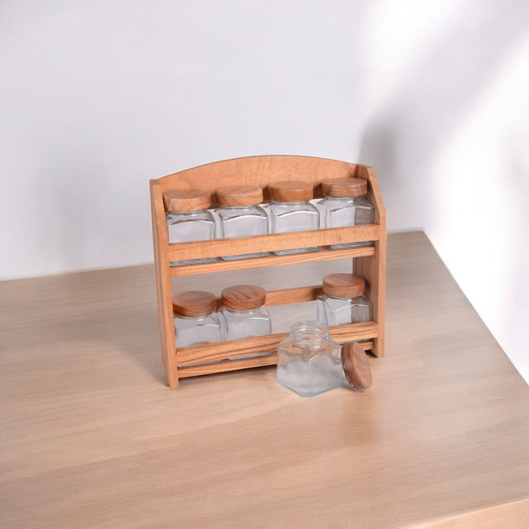EW668089 Elegant 8Pcs Spices Rack Square