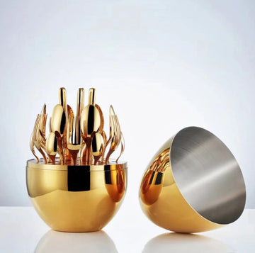Gold Cutlery Set: Elevate Your Dining Experience with Modiano.pk