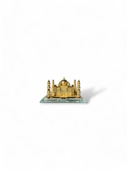 Taj Mahal Home Decoration Showpiece Gold