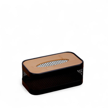 Black Tissue Box