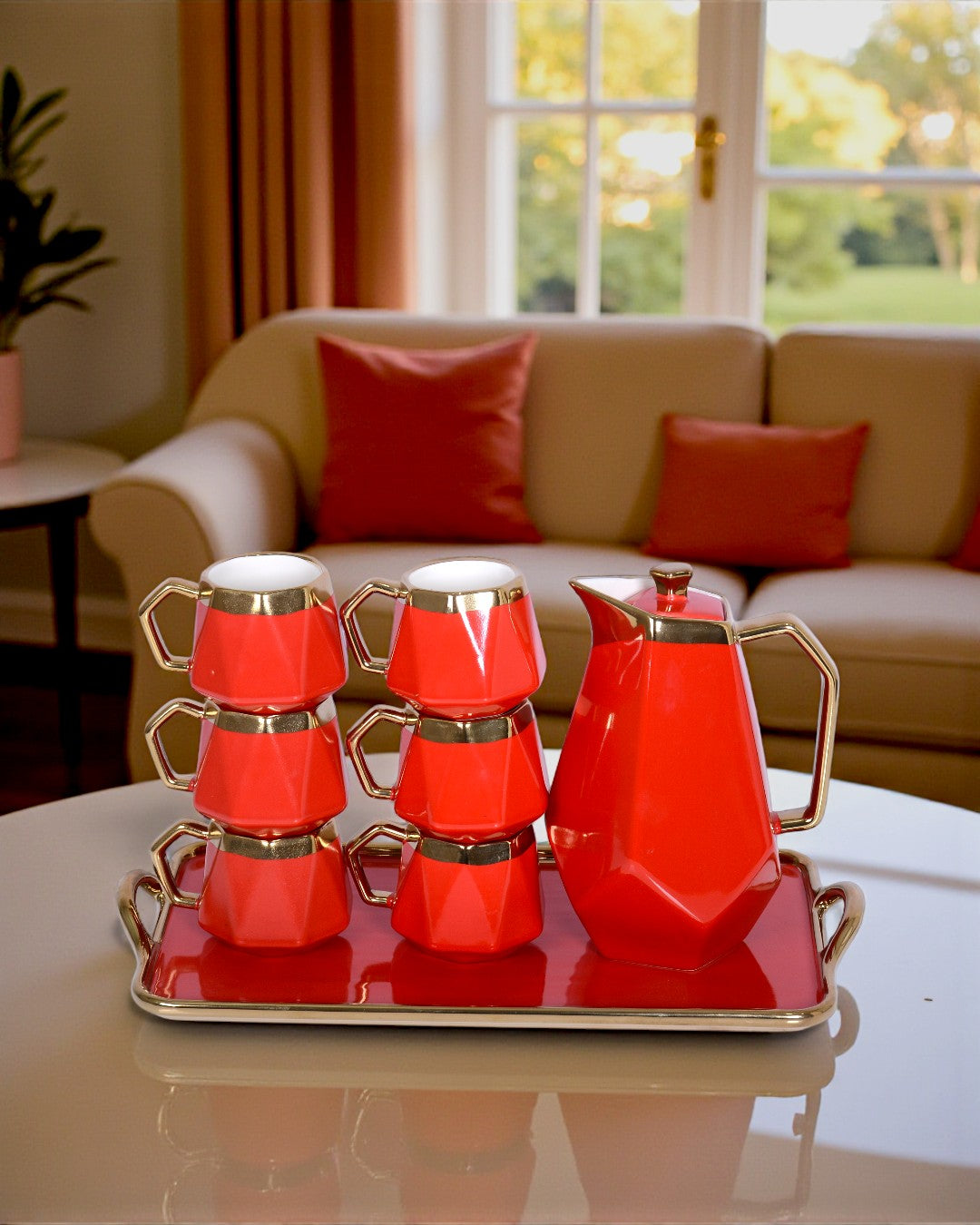 Tea Set Tray 0095