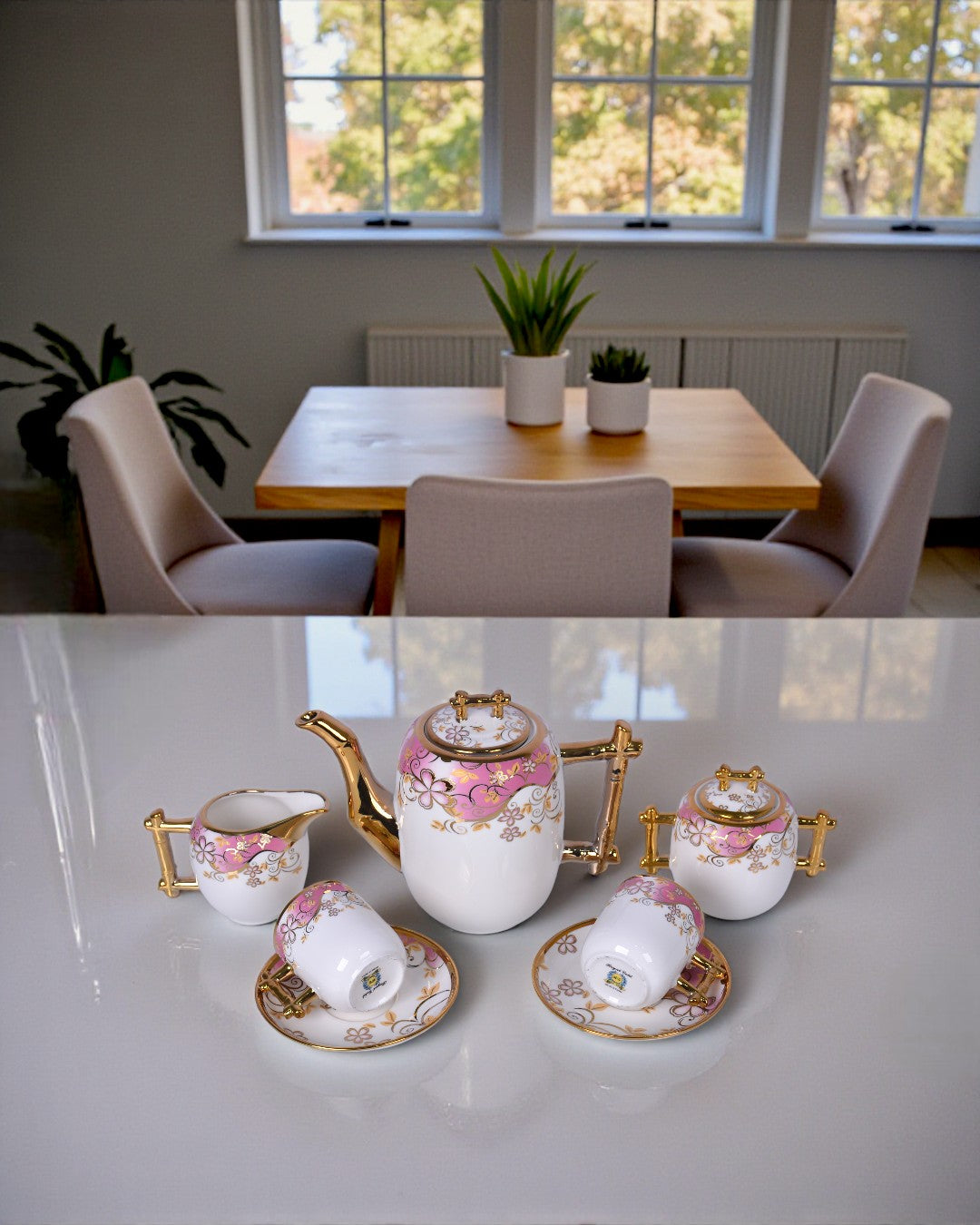 Tea Set Fancy 17PC 130