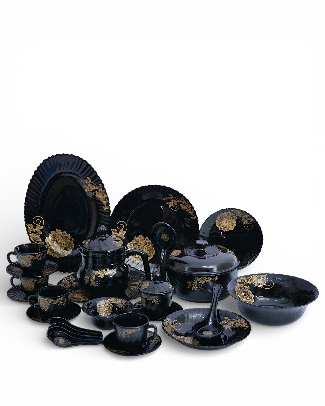 Corelle Black 72PCS (593-186)