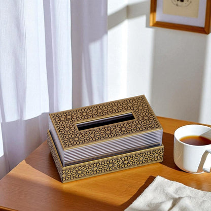 Golden Tissue Box