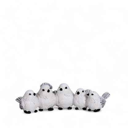 White Sparrows Statue