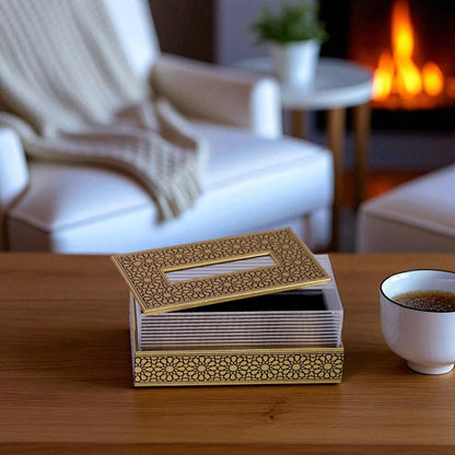 Golden Tissue Box