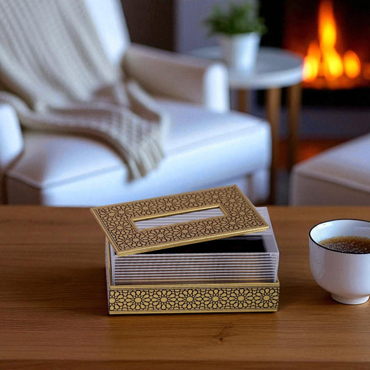 Golden Tissue Box