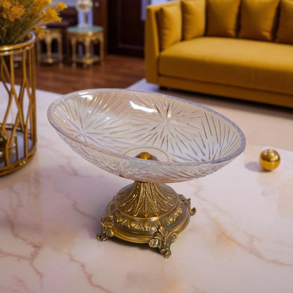 Golden Decorative Tray