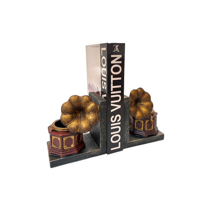 Retro Gramophone Magazine Bookend