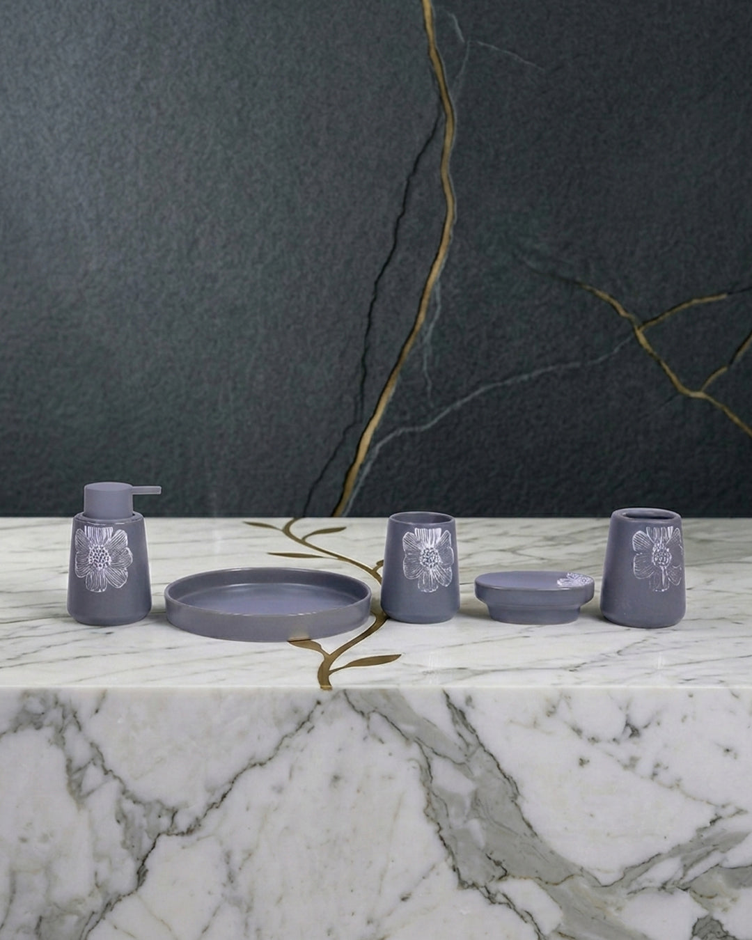 Bathroom Set Tray 5PC