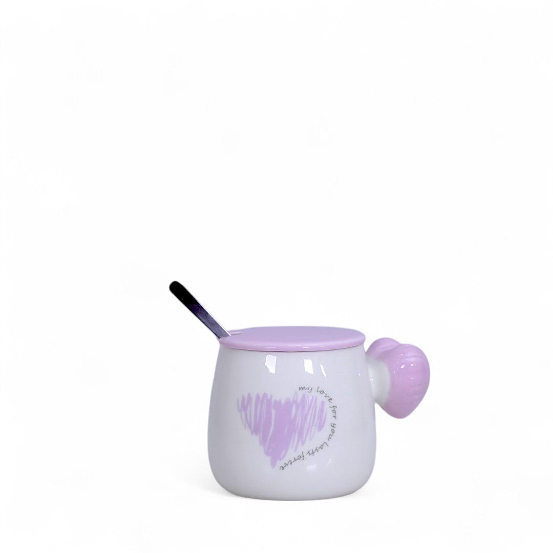Mug With Cover & Spoon