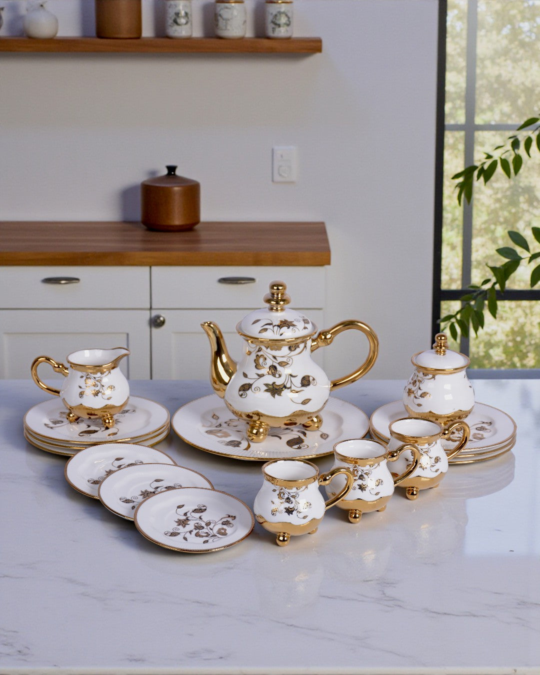Tea Set Fancy 24PC 185
